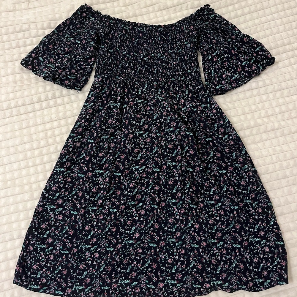 Floral off the shoulder dress
